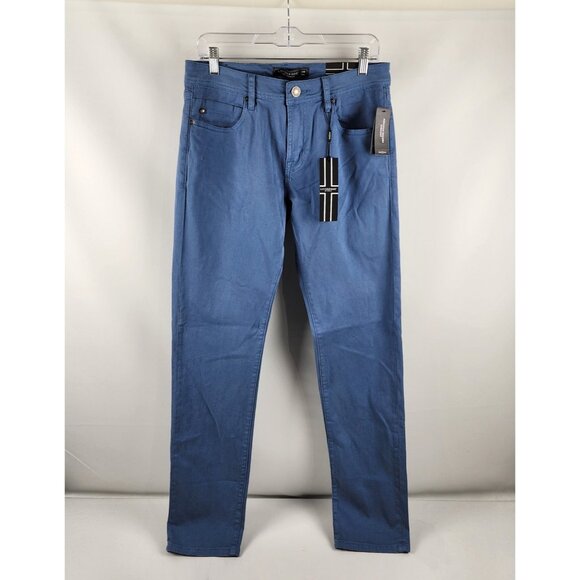 Liverpool Jeans Mens 31x34 Coronet Blue Kingston Modern Straight Denim NWT